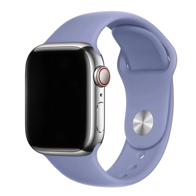 Ремешок силиконовый для Apple Watch 38мм, Лавандовый