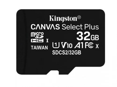 Карта памяти Kingston 32GB MicroSDHC Class 10 + SD адаптер 100мб/с