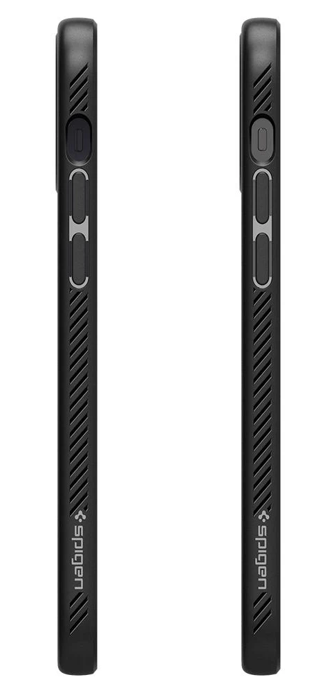 Накладка Spigen Liquid Air для iPhone 12 Pro / iPhone 12, Матовый чёрный (ACS01701)