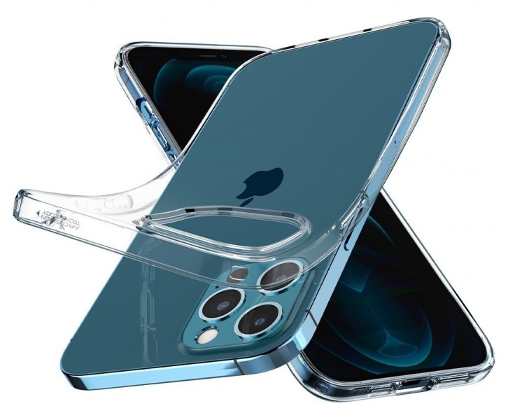 Чехол Spigen Liquid Crystal для iPhone 12 Pro / iPhone 12, Кристально-прозрачный (ACS01697)